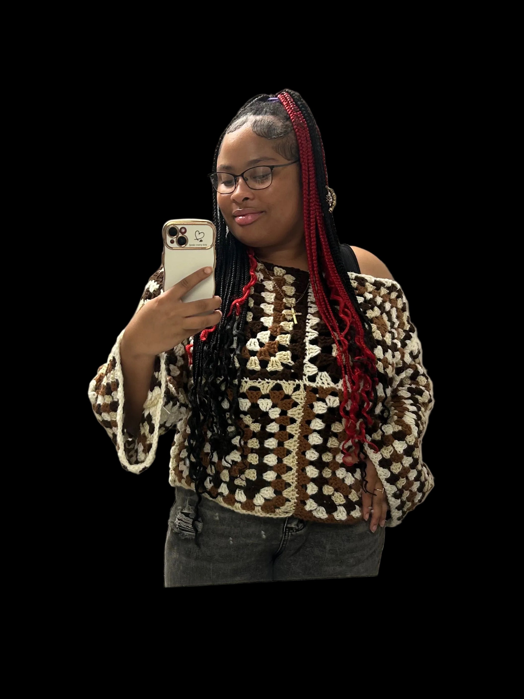 Granny Square Sweater